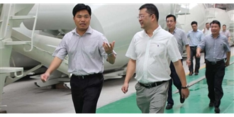 金华市副市长、义乌市代市长盛秋平参观考察赵龙重工